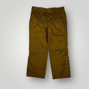Duxbak Pants Mens 38R Brown‎ Ankle Zip Hunting Outdoor Canvas